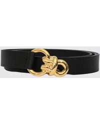 Tagliatore - Adjustable Smooth Leather Belt With Metallic Buckle - Lyst
