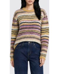 Isabel Marant - Multicolour Striped Mohair-Blend Crewneck Jumper - Lyst