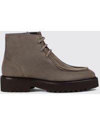 Doucal's - Suede Chukka Boots With Lug Sole - Lyst