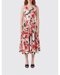 Samantha Sung - A-Line Liberty Floral Print Cotton Midi Dress - Lyst