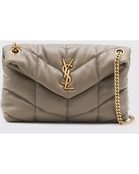 Saint Laurent - Puffer Small Quilted Chevron Nappa Bag - Lyst
