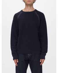Paul Smith - Relaxed Fit Organic Cotton Jumper With Dropped Shoulders - Lyst