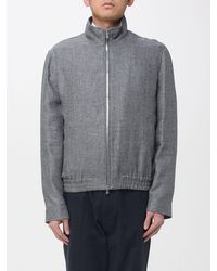 Brunello Cucinelli - Wool And Linen Blend Bomber Jacket - Lyst