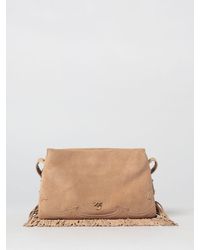 Pinko - One, Two, Three Suede Fringe Bag - Lyst