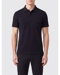 Rrd - Long-Sleeved Stretch-Cotton Polo Shirt With Classic Collar - Lyst