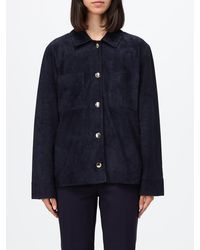 Max Mara - Abisso Suede Lambskin Shirt Jacket - Lyst