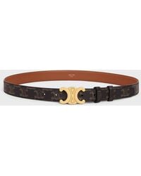 Celine - Coated Cotton Triomphe Belt - Lyst