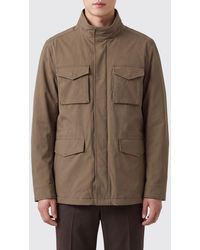 Herno - Windbreaker-Jacke Im Utility-Stil Aus Technischem Gewebe Mit Stehkragen - Lyst