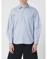 Sacai - Striped Cotton Shirt With Balloon Sleeves - Lyst