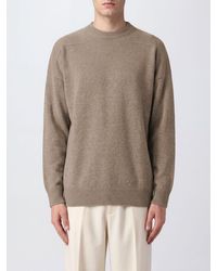 Jil Sander - Wool-Blend Crewneck Jumper With Long Sleeves And Ribbed Trims - Lyst