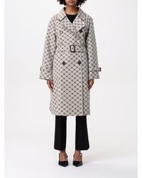 Max Mara - Double-Breasted Printed Cotton Trench Coat - Lyst