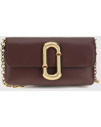 Marc Jacobs - Scene Smooth Calfskin Leather Wallet On Chain - Lyst