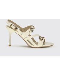 Pinko - Vanda Leather Sandals - Lyst