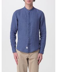 Blauer - Linen Casual Shirt - Lyst