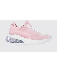 Philipp Plein - Low-Top Leather And Suede Trainers With Contrasting Rear Logo - Lyst
