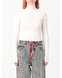 Marni - Sweater In Virgin Wool And Silk Blend - Lyst