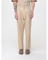Paolo Pecora - Gabardine Wide-Leg Trousers - Lyst