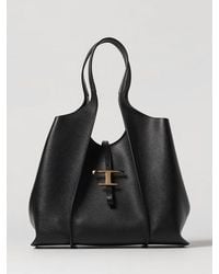 Tod's - T Timeless Mini Grained Leather Bag - Lyst