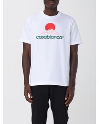 CASABLANCA - T-Shirt Mit Logo - Lyst