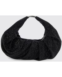 Benedetta Bruzziches - Yennefer Draped Crystal-Embellished Handbag - Lyst