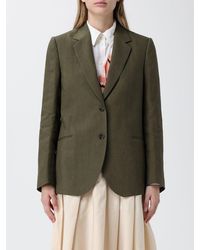 Paul Smith - Blazer De Lino De Botonadura Sencilla - Lyst