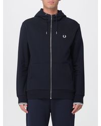 Fred Perry - Sudadera De Algodón Con Logo - Lyst