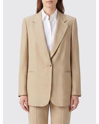 Grifoni - Single-Breasted Cotton-Blend Blazer With Lapel Collar And One-Button Closure - Lyst