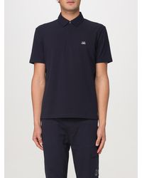 C.P. Company - Basic Polo Shirt With Mini Logo - Lyst