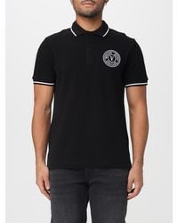 Versace Jeans Couture - Polo With Embroidered Logo - Lyst