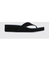 Phoebe Philo - Round Suede Flip-Flops - Lyst