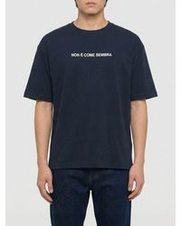 Aspesi - Cotton T-Shirt With Slogan - Lyst