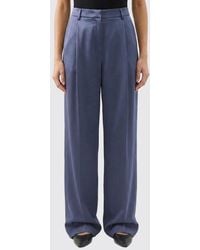 Giorgio Armani - Silk Palazzo Trousers - Lyst