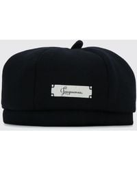 Jacquemus - Le Bob Artichaut Virgin Wool Beret With Applied Logo - Lyst