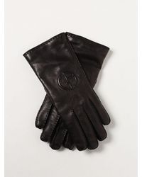 Giorgio Armani Gloves In Nappa Leather - Black