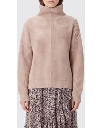 Isabel Marant - Merino Wool And Cashmere Crewneck Jumper With Ribbed Trims - Lyst
