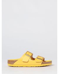 Birkenstock - Arizona Smooth Leather Sandals With Double Buckles - Lyst