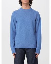 Sebago - Long-Sleeve Wool Crewneck Jumper With Ribbed Trims - Lyst