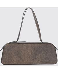 KHAITE - Lambskin Shoulder Bag With Flared Design And Double Handle - Lyst