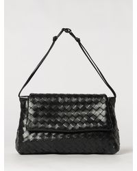 Bottega Veneta - Small Intrecciato Calfskin Shoulder Bag With Knot Detail - Lyst