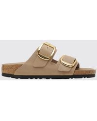 Birkenstock - Arizona Big Buckle Nubuck Sandal - Lyst
