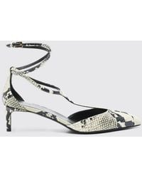 KHAITE - Mia Python Print Leather Pumps - Lyst