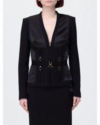 Elisabetta Franchi - Polyester Corset Blazer - Lyst