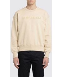 McQueen - Cotton Crew-Neck Sweatshirt - Lyst