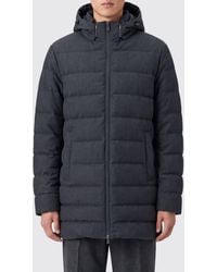 Herno - Long Quilted Polyester Down Jacket With Hood And Zip Closure - Lyst