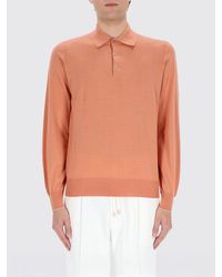 Brunello Cucinelli - Cotton Knit Polo Shirt - Lyst