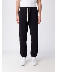 Autry - Cotton Jogging Trousers With Elasticated Waist And Embroidered Logo - Lyst