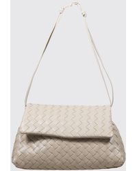 Bottega Veneta - Small Intrecciato Calfskin Shoulder Bag With Knot Detail - Lyst