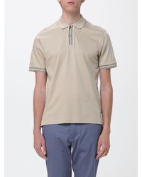 BOSS - Cotton Polo Shirt With Logo - Lyst