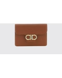 Ferragamo - Calfskin Leather Keyring - Lyst