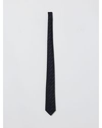 Emporio Armani - Striped Silk Tie - Lyst